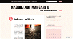 Desktop Screenshot of maggienotmargaret.com