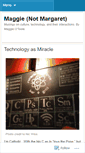 Mobile Screenshot of maggienotmargaret.com